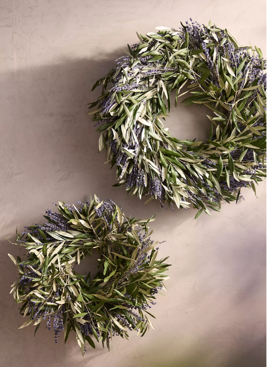 Lavender + Olive Wreath